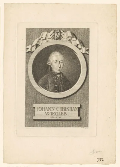 Portret van Johann Christian Wiegleb
