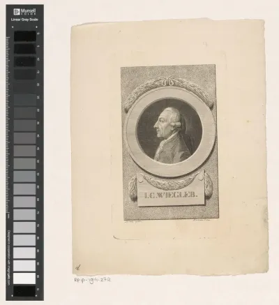 Portret van Johann Christian Wiegleb