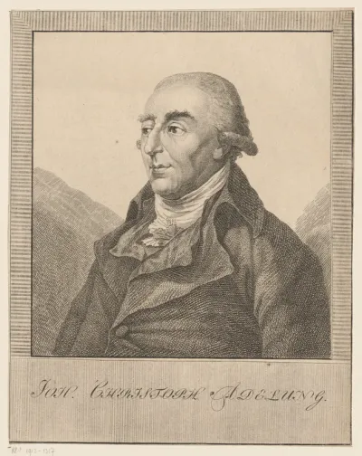 Portret van Johann Christoph Adelung