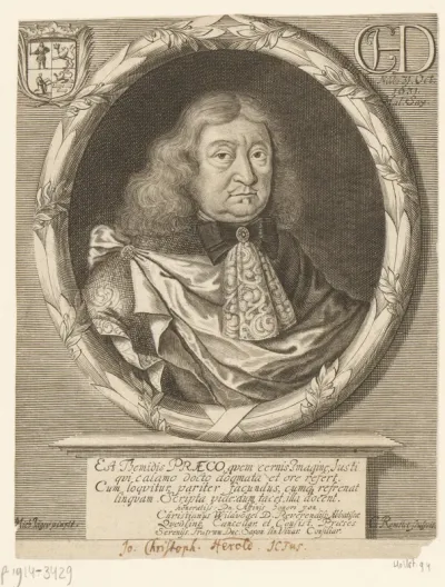 Portret van Johann Christoph Herold