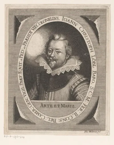 Portret van Johann Christoph Löbl