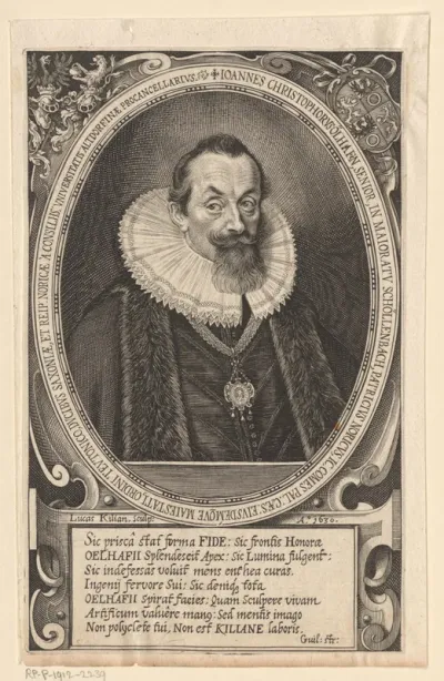 Portret van Johann Christoph Oelhafen von Schöllenbach
