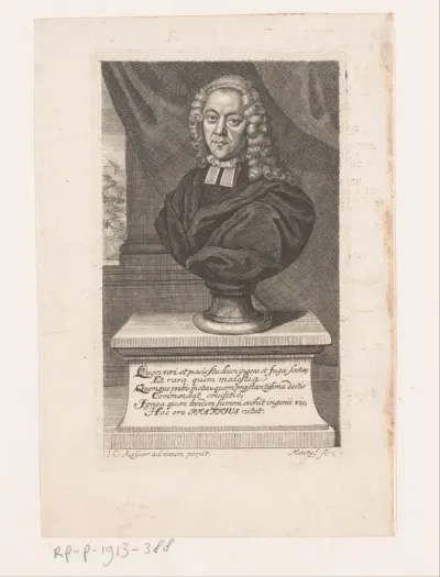 Portret van Johann Christoph Pfaff