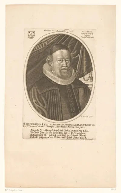 Portret van Johann Christoph Schilling