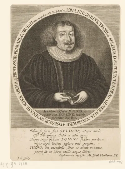 Portret van Johann Christoph Seld