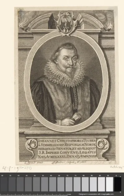 Portret van Johann Christoph Tucher von Simmelsdorf
