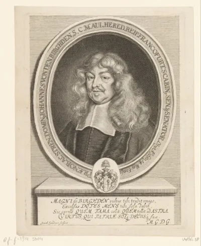 Portret van Johann Christoph von den Birghden