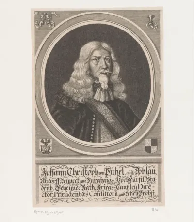 Portret van Johann Christoph von Pühel