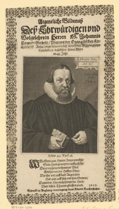 Portret van Johann Conrad Göbel II