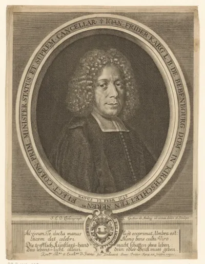 Portret van Johann Conrad Herold