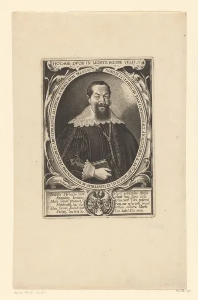 Portret van Johann Conrad Kalt von Kaltenberg