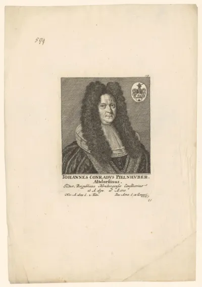 Portret van Johann Conrad Pielnhuber