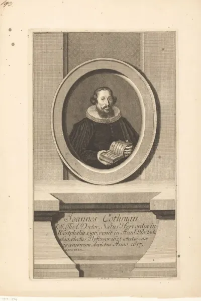 Portret van Johann Cothmann