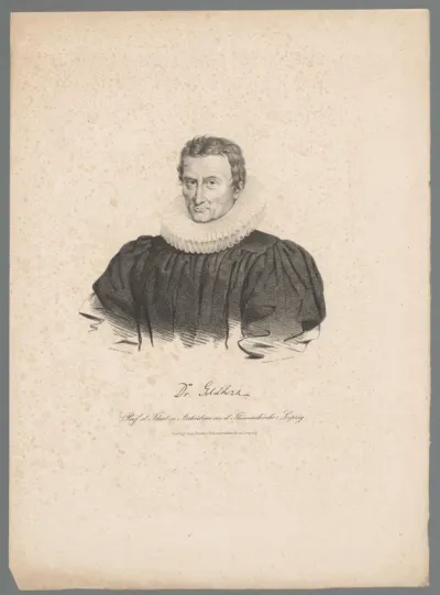 Portret van Johann David Goldhorn