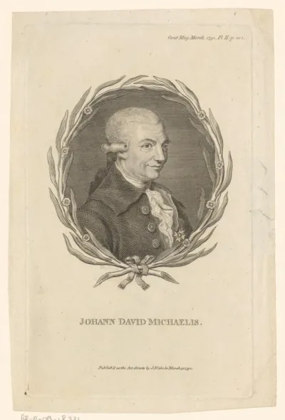 Portret van Johann David Michaelis