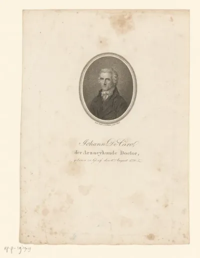 Portret van Johann De Caro
