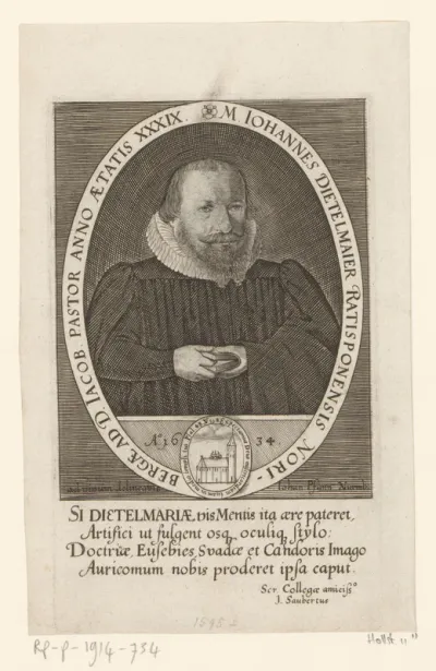 Portret van Johann Dietelmaier