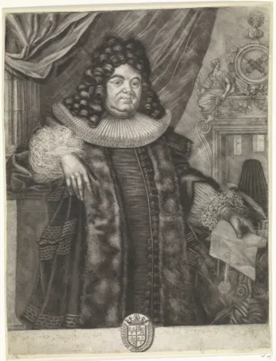 Portret van Johann Dietrich Schaffhausen