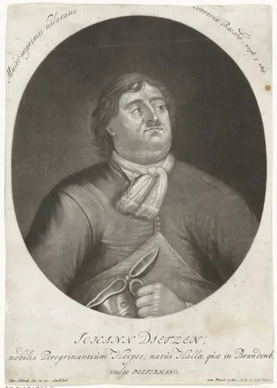 Portret van Johann Dietzen