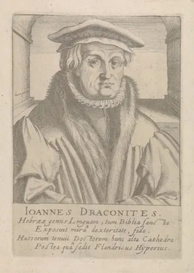 Portret van Johann Draconites