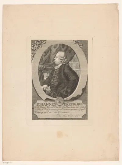 Portret van Johann Dreykorn