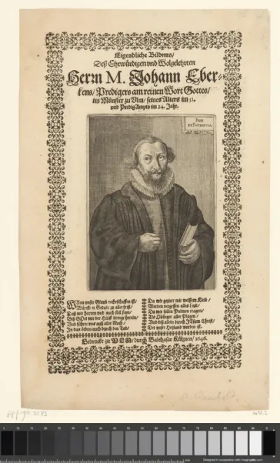 Portret van Johann Eberken