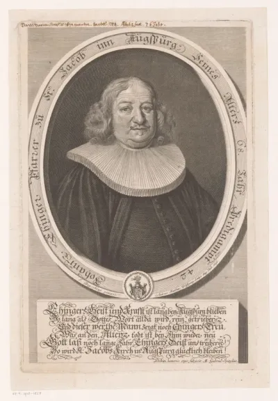 Portret van Johann Ehinger II