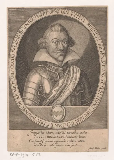 Portret van Johann Eitel Brendel von Homburg