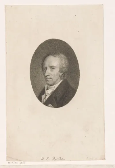 Portret van Johann Elert Bode