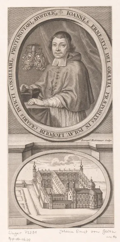 Portret van Johann Ernest van Polau