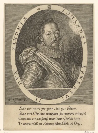 Portret van Johann Ernst van Saksen-Weimar