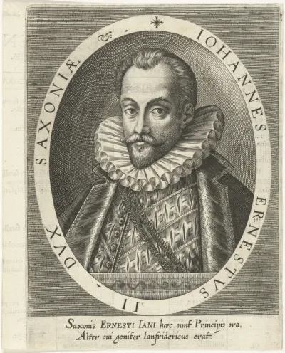 Portret van Johann Ernst van Saksen