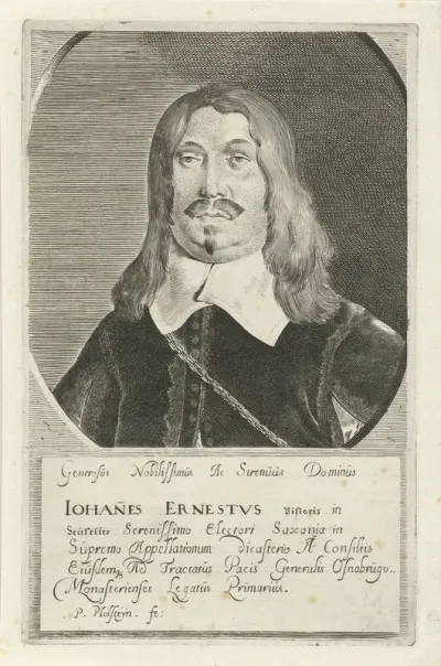 Portret van Johann Ernst von Pistoris von Seusslitz