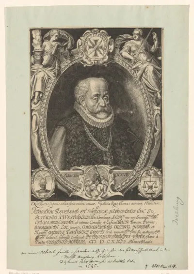 Portret van Johann Eustach von Westernach
