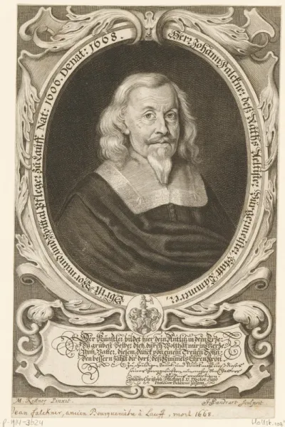 Portret van Johann Falckner