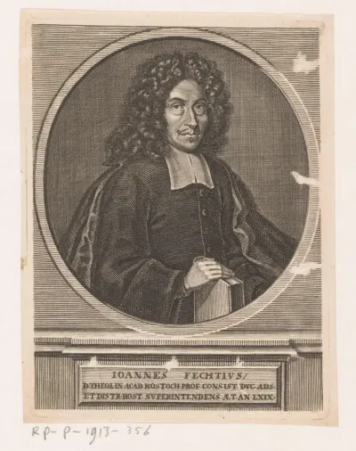 Portret van Johann Fecht