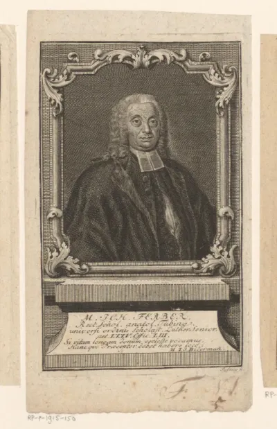 Portret van Johann Ferber