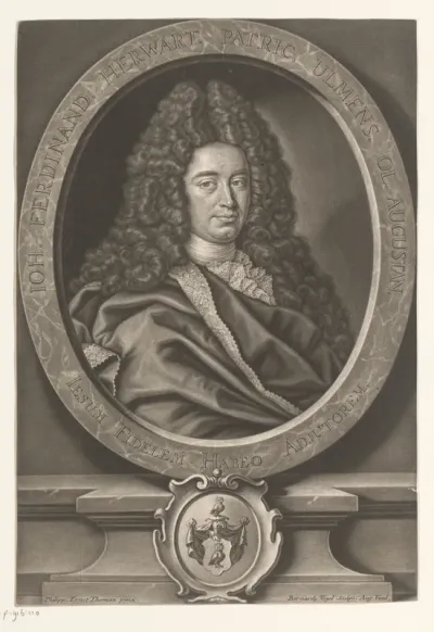 Portret van Johann Ferdinand Herwart