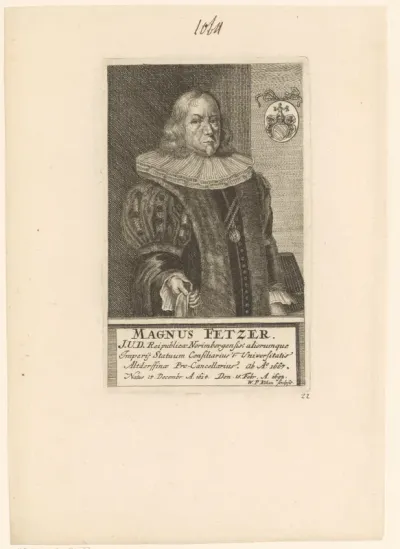 Portret van Johann Fetzer