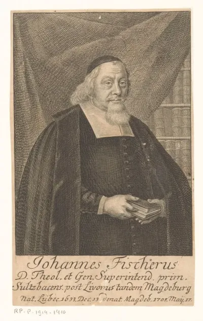 Portret van Johann Fischer