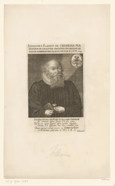 Portret van Johann Flachs, Edler von Tschenkau