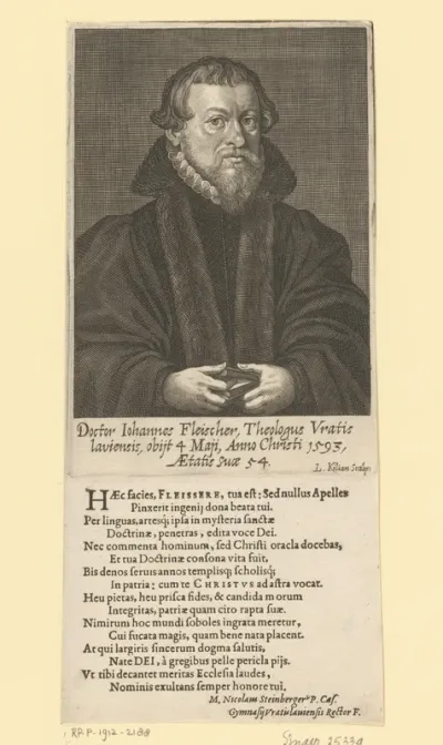 Portret van Johann Fleischer der Ältere