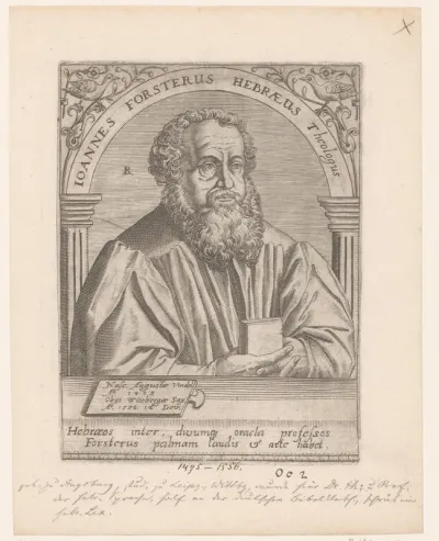 Portret van Johann Forster