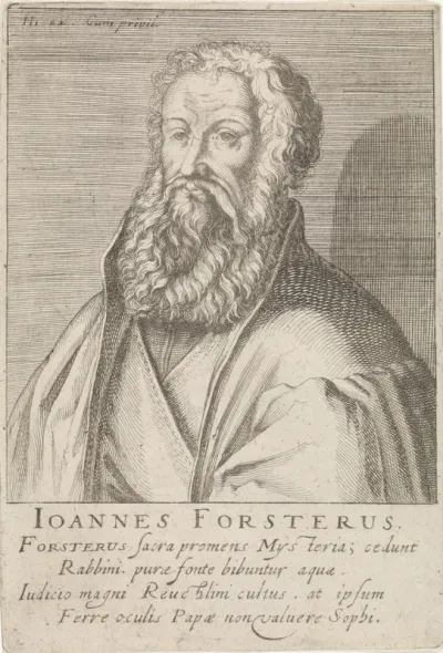 Portret van Johann Forster