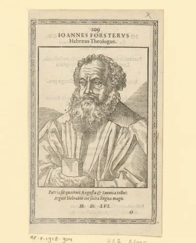 Portret van Johann Forster