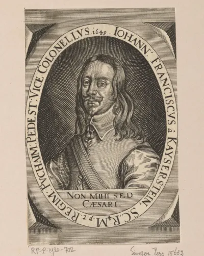 Portret van Johann Franz, baron van Kaiserstein