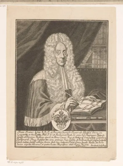 Portret van Johann Franz Loew von Erlsfeld