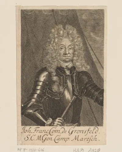 Portret van Johann Franz von Gronsfeld-Bronckhorst