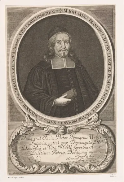 Portret van Johann Franz