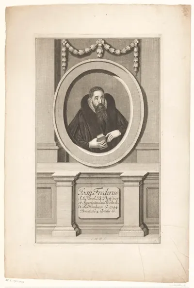Portret van Johann Freder